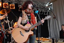 Bella Hay performing at Wormer Live festival June 24, 2007
